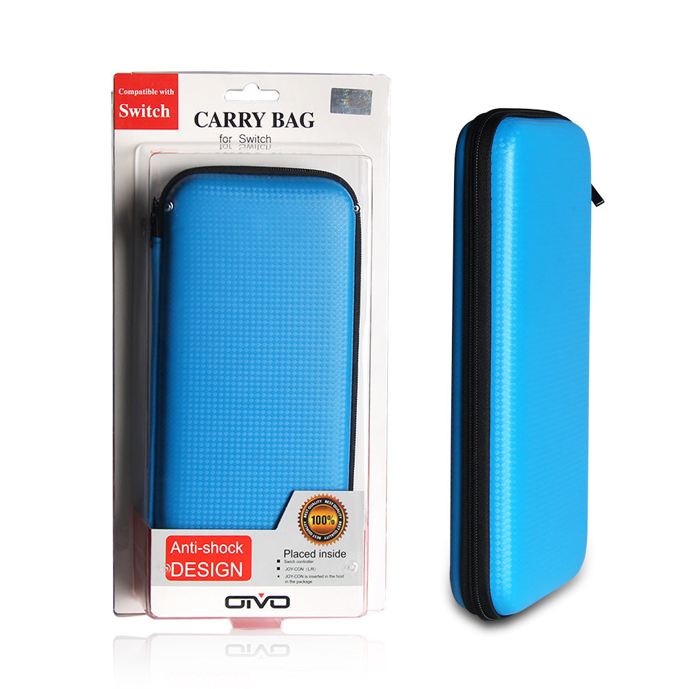 OIVO til Nintendo Switch EVA Opbevaringsboks (IV-SW 007), Størrelse: 22,7x17,3x4,8CM Blå OIVO til Nintendo Switch EVA Opbevaringsboks (IV-SW 007), Størrelse: 22,7x17,3x4,8CM Blå